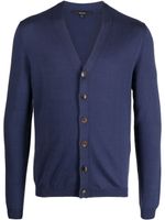 Gucci cardigan boutonné à col v - Bleu