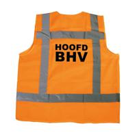 RWS veiligheidsvest hoofd BHV oranje - RWS veiligheidsvest hoofd BHV oranje