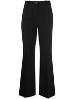 Claudie Pierlot pantalon évasé à taille haute - Noir - thumbnail