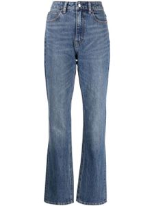 Alexander Wang jean slim Stacked à taille haute - Bleu