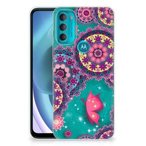 Motorola Moto G71 5G Hoesje maken Cirkels en Vlinders