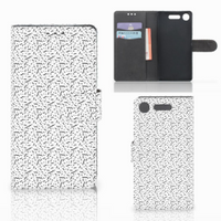 Sony Xperia XZ1 Telefoon Hoesje Stripes Dots