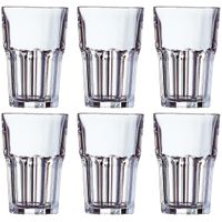 6x Stuks waterglazen/sapglazen Granity 350 ml - thumbnail