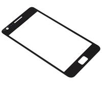 CoreParts Glass Screen Black Samsung Galaxy S2 I9100, MSPP3862B (Samsung Galaxy S2 I9100)