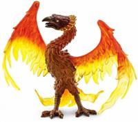 Safari speelfiguur Phoenix jongens 17 x 12,7 cm rood/geel