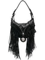 Versace mini sac porté épaule Fringed Repeat - Noir