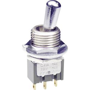 NKK Switches M2012LL4G01 M2012LL4G01 Tuimelschakelaar 28 V DC/AC 0.1 A 1x aan/aan Continu 1 stuk(s)