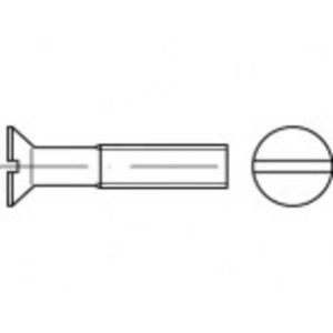 TOOLCRAFT TO-5361615 Verzonken schroeven M12 16 mm Sleuf RVS A4 25 stuk(s)