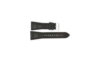 Horlogeband Armani AR1641 Leder Bruin 28mm