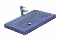 Lambini Designs Novara wastafel natuursteen 60cm met kraangat