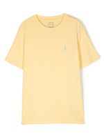 Ralph Lauren Kids t-shirt en coton à logo brodé - Jaune