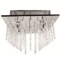 Plafondlamp Palermo 30 cm 9 Lichts Glans Chroom Modern