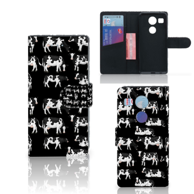 LG Nexus 5X Telefoonhoesje met Pasjes Koetjes