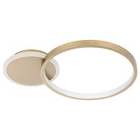 Eglo Instelbare led plafondlamp Gafares rond - goud 900423 - thumbnail