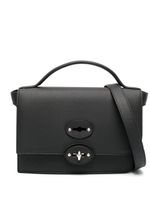 Zanellato small Ella leather crossbody bag - Noir - thumbnail