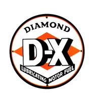 Diamond D-X Emaille Logo Bord 12" / 30 cm - thumbnail