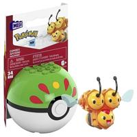 Mega Construx Pokemon Poke Ball en Apitrini figuur om te bouwen, bouwsteenspel, 34-delig, voor kinderen vanaf 6 jaar, HKT14