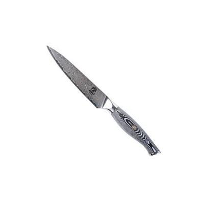 Homizu Shimauma universeel keukenmes - 13cm - VG-10 damascus mes|G10 Homizu Shimauma universeel keukenmes - 13cm - VG-10 damascus mes|G10