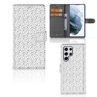 Samsung Galaxy S22 Ultra Telefoon Hoesje Stripes Dots - thumbnail