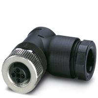 Phoenix Contact 1408989 Sensor/actuator connector, niet geassembleerd M12 Aantal polen: 4 Bus, haaks 1 stuk(s)