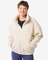 140 Dames Sherpa Jas Creme (creme)