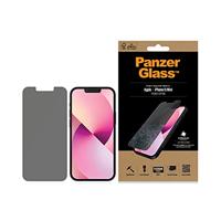 PanzerGlass™ Privacy Screen Protector voor iPhone 13 mini, Standard Fit iPhone displaybescherming met privacy filter, anti-vingerafdruk, anti-bacterieel, gehard glas, krasbestendig, schokbestendig