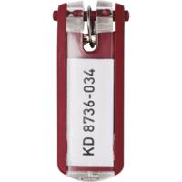 Durable 195703 Key Clip - 1957 Sleutelhanger Rood 6 stuk(s) - thumbnail