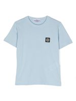 Stone Island Junior t-shirt à motif Compass - Bleu - thumbnail