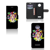Motorola Moto Z Leuk Hoesje Lion Color
