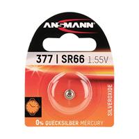 ANSMANN 1516-0019 Sr66/377 Ossido di Argento Batteria per Orologio 1,55V