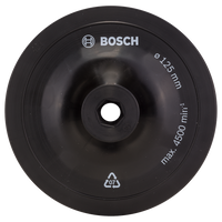 Bosch Accessoires Schuurplateau voor boormachines, 125 mm, spansysteem - 2609256281