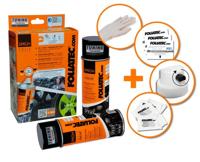 Foliatec spuitfolie gunmetal grijs metallic mat 400 ml 2 stuks