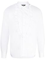 Black Comme Des Garçons chemise volantée à manches longues - Blanc - thumbnail