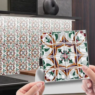 DecoMosaic 10-delige Set 3D Mozaïek Tegelstickers