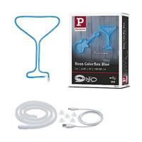 Paulmann 70564 LED Stripe Neon Colorflex incl. 1x4,5 Watt lichtband blauw licht om te buigen kunststof LED strip