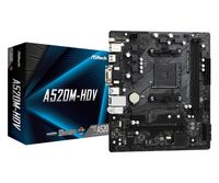 ASRock A520M-HDV Moederbord Socket AMD AM4 Vormfactor Micro-ATX