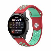 By Qubix - Sport Edition - Rood + mintgroen - Compatible met Xiaomi Redmi Watch 5 Active/Redmi Watch 5 Lite - Compatible Xiaomi bandje