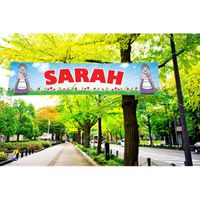 Sarah 50 jaar spandoek 200 cm   - - thumbnail