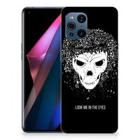 Silicone Back Case OPPO Find X3 | X3 Pro Skull Hair - thumbnail