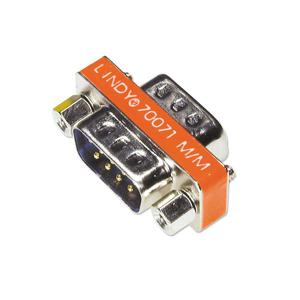 LINDY Adapter Serieel [1x RS232-stekker - 1x RS232-stekker]