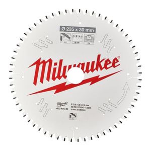 Milwaukee Accessoires Cirkelzaagblad P Alu235x30x2,4x60TF neg. - 4932471309