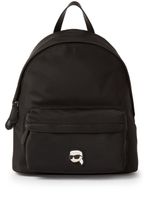 Karl Lagerfeld Ikonik appliqué-detail backpack - Noir