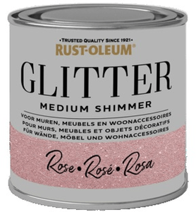 rust-oleum glitter medium shimmer silver 250 ml