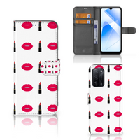 OPPO A16/A16s/A54s Telefoon Hoesje Lipstick Kiss - thumbnail