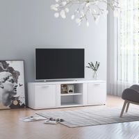 Tv-meubel 120x34x37 cm spaanplaat wit