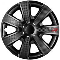 wieldoppen VR 14 inch ABS zwart set van 4