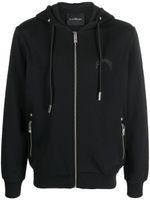 John Richmond hoodie à logo imprimé - Noir