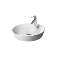 Duravit Cape Cod Opzetwastafel Diameter 48 cm Rond Keramiek Glanzend Wit