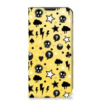 Mobiel BookCase Samsung Galaxy Xcover 6 Pro Punk Geel - thumbnail