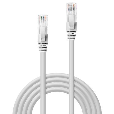 LINDY 48097 RJ45 Netwerkkabel, patchkabel CAT 6 U/UTP 10.00 m Wit 1 stuk(s)